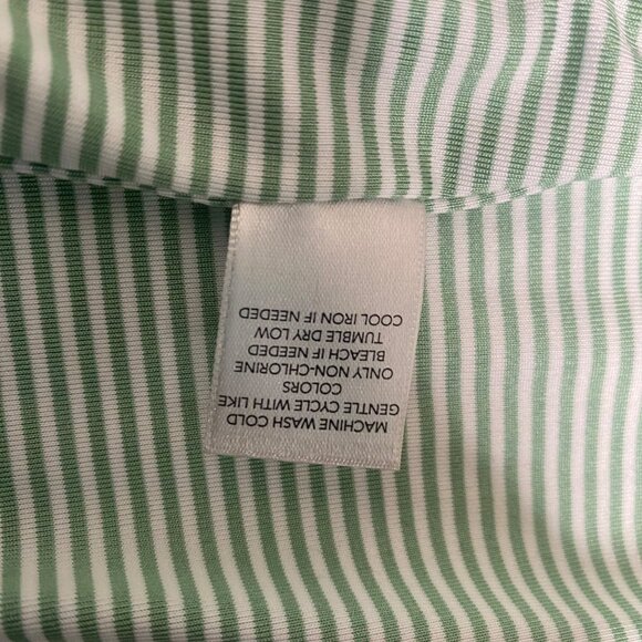 Christopher & Banks Quilted Vest Womens L Green Zip-Up Puffer Casual - Picture 6 of 10